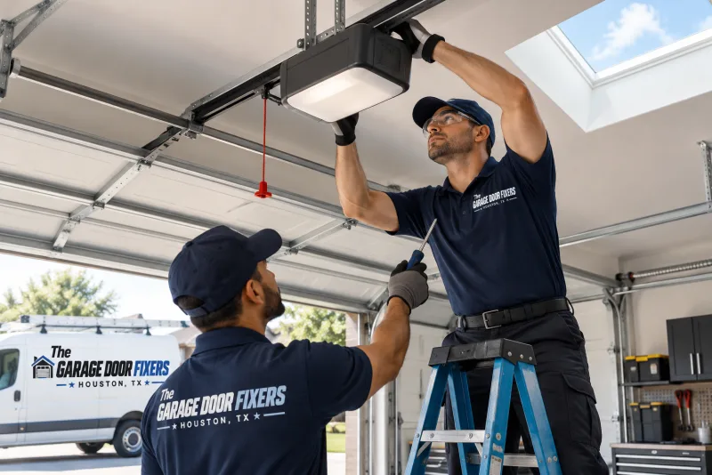 Garage door opener that stopped working in Porter, TX: installing a ceiling opener